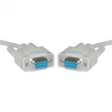 DB9 Female Serial Cable, DB9 Female, UL rated, 9 Conductor, 1:1, 10 foot