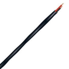 Outdoor/Direct Burial Speaker Cable, Black, Pure Copper, 18/2 (18 AWG 2 Conductor), 7 Strand / 0.386mm, Spool, 1000 foot