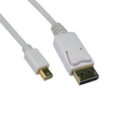 Mini DisplayPort 1.2 Video Cable, Mini DisplayPort Male to DisplayPort Male, 15 foot