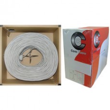 Security/Alarm Wire, Gray, 22/4 (22AWG 4 Conductor), Solid, CMR / Inwall rated, Pullbox, 1000 foot