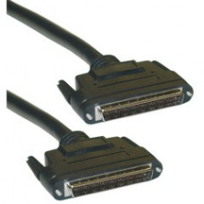 SCSI III LVD cable, Black, HPDB68 (Half Pitch DB68) Male, 34 Twisted Pairs, 3 foot