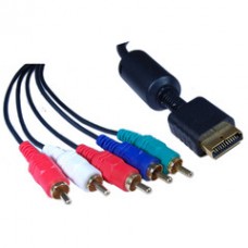 Playstation Component Video and RCA Stereo Audio HD Cable, 3 Component RCA Video Male and 2 Audio RCA Male, 5 foot