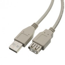 USB 2.0 Extension Cable, Type A Male to Type A Female, 10 foot