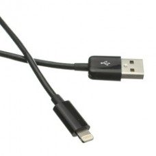 Apple Lightning Authorized Black iPhone, iPad, iPod USB Charge and Sync Cable, 6 foot