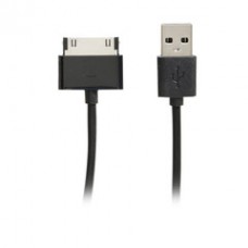 Samsung Galaxy Tab 30 Pin Sync and Charge USB Cable, Black, 3 foot
