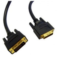 DVI-D Dual Link Cable, Black, DVI-D Male, 3 meter (10 foot)