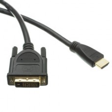 HDMI to DVI Cable, HDMI Male to DVI Male, CL2 rated, 10 foot