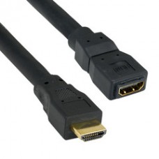 HDMI Extension Cable, High Speed with Ethernet, HDMI Male to HDMI Female, 24AWG, 10 foot