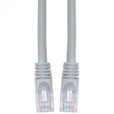 Cat5e Gray Ethernet Crossover Cable, Snagless/Molded Boot, 7 foot