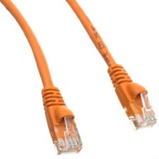 Cat6 Orange Ethernet Patch Cable, Snagless/Molded Boot, 10 foot