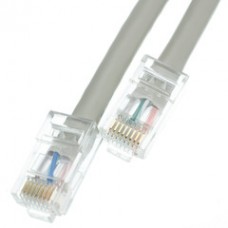 Cat6 Gray Ethernet Patch Cable, Bootless, 4 foot
