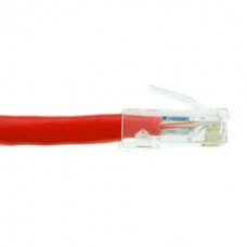Cat6 Red Ethernet Patch Cable, Bootless, 25 foot