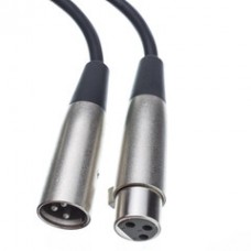 XLR Audio Extension Cable, XLR Male to XLR Female, 25 foot