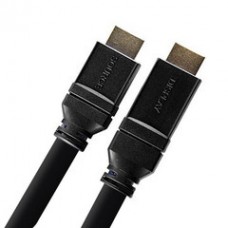 Plenum Active HDMI Cable, High Speed w/ Ethernet, HDMI Male, 24 AWG, 50 foot