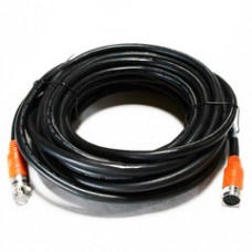 EZ Pull Audio/Video Runner Cable, Orange Booted Female, 35 foot