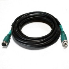 Plenum EZ Pull VGA + Audio Runner Cable, Green Booted Female, Max Resolution 1600x900 (UXGA), CMP, 15 foot