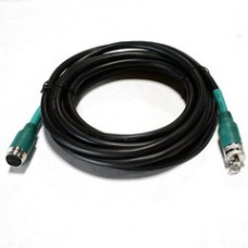 Plenum EZ Pull VGA + Audio Runner Cable, Green Booted Female, Max Resolution 1600x900 (UXGA), CMP, 35 foot