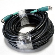 Plenum EZ Pull VGA + Audio Runner Cable, Green Booted Female, Max Resolution 1600x900 (UXGA), CMP, 50 foot