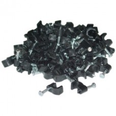 RG59 Cable Clip, Black (100 pieces per bag)