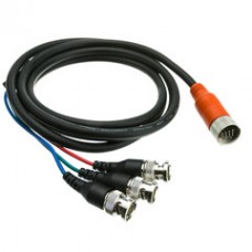 EZ Pull Orange Male to 3 BNC Male Adapter Cable 6 foot