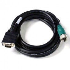 EZ Pull Green Male to VGA (HD15) Male Adapter Cable 10 foot