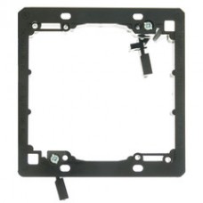Wall Plate Mounting Bracket, Nylon, Low Voltage, Dual Gang