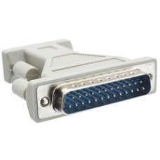 Serial / AT Modem Adapter, DB9 Male to DB25 Male