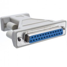 Serial / AT Modem Adapter, DB9 Female to DB25 Female