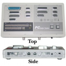 PC Cable Tester, Tests: BNC, DB15, DB9, DB25, RJ45, USB and IEEE-1394