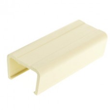 1.25 inch Surface Mount Cable Raceway, Ivory, Joint Cover