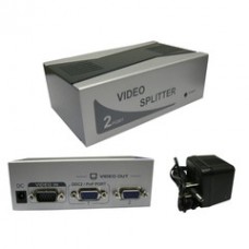 VGA Video Splitter 1 PC to 2 Monitors 250MHz