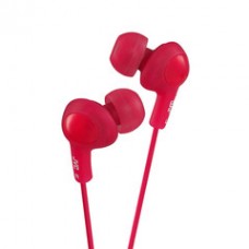 JVC Gumy Plus Inner-Ear Earbuds, Red
