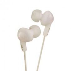 JVC Gumy Plus Inner-Ear Earbuds, White