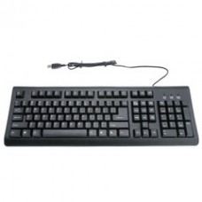 USB Keyboard, Black, Standard 107 Key