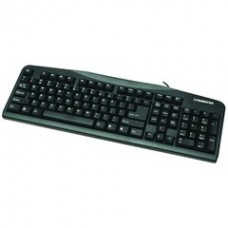 Enhanced USB Keyboard, Black, Standard 107 Key