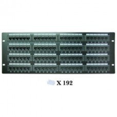 Rackmount 96 Port Cat6 Patch Panel, Horizontal, 110 Type, 568A & 568B Compatible, 4U