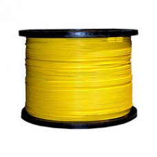 Bulk Plenum Zipcord Fiber Optic Cable, Singlemode, Duplex, 9/125, Yellow, Spool, 1000 foot