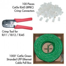 Cat5e Network Patch Cable Kit (Green)
