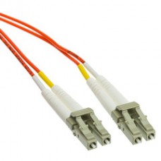 Plenum Fiber Optic Cable, LC / LC, Multimode, Duplex, 62.5/125, 1 meter (3.3 foot)