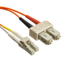 Fiber Optic Cable, LC / SC, Multimode, Duplex, 50/125, 1 meter (3.3 foot)