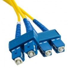 Fiber Optic Cable, SC / SC, Singlemode, Duplex, 9/125, 1 meter (3.3 foot)