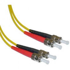 Fiber Optic Cable, ST / ST, Singlemode, Duplex, 9/125, 1 meter (3.3 foot)
